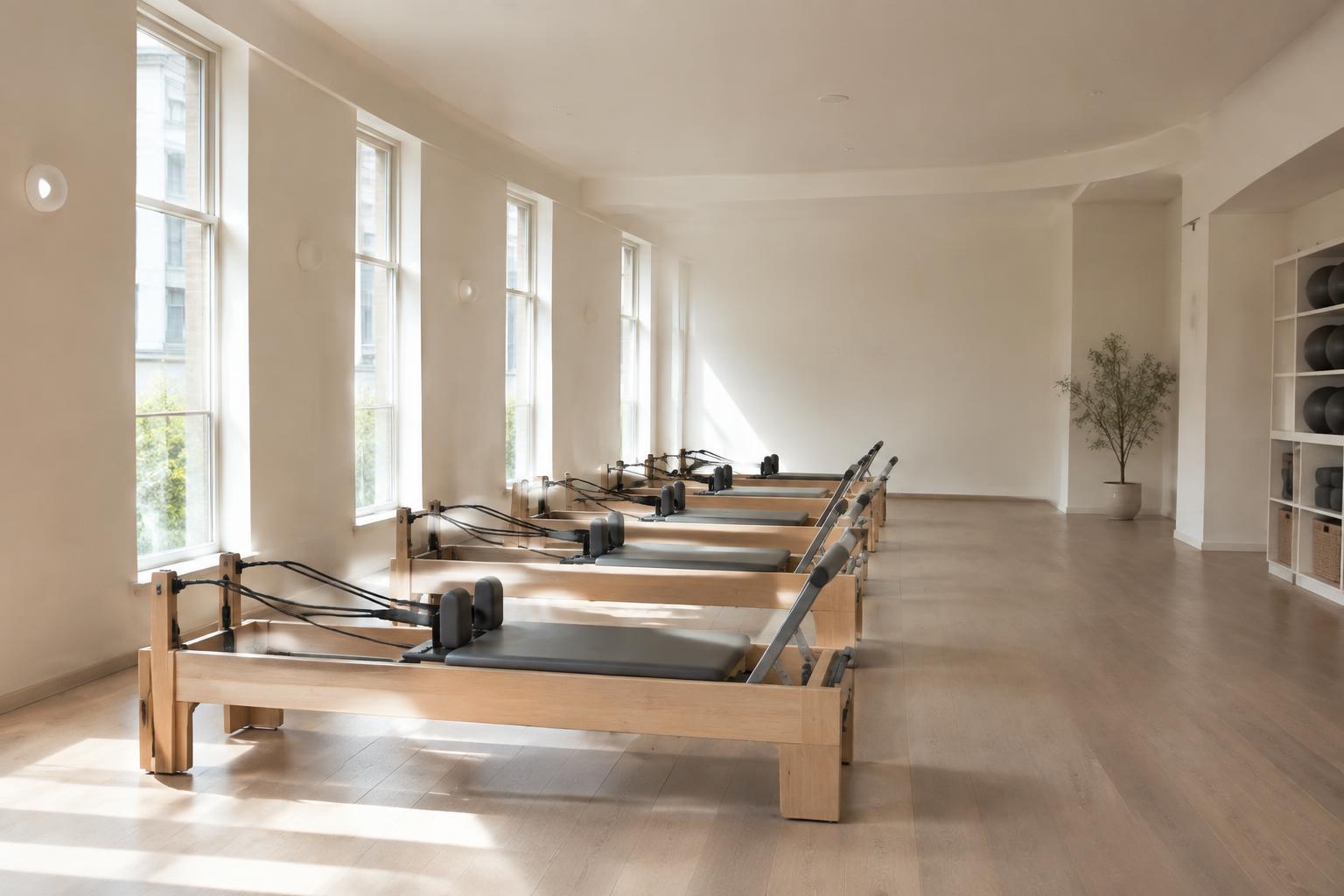 Reformer studio in morning light
